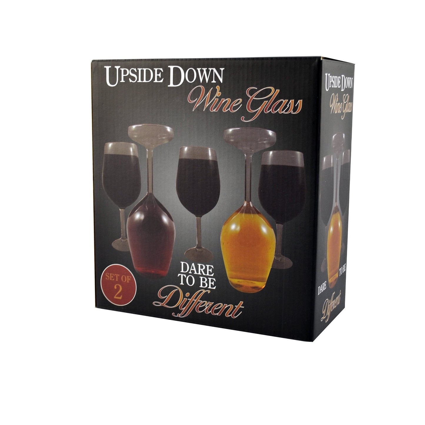 Upside Down Wine Glass Set