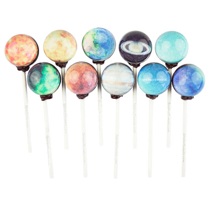 Galaxy Lollipops Planet Designs - 10 Set