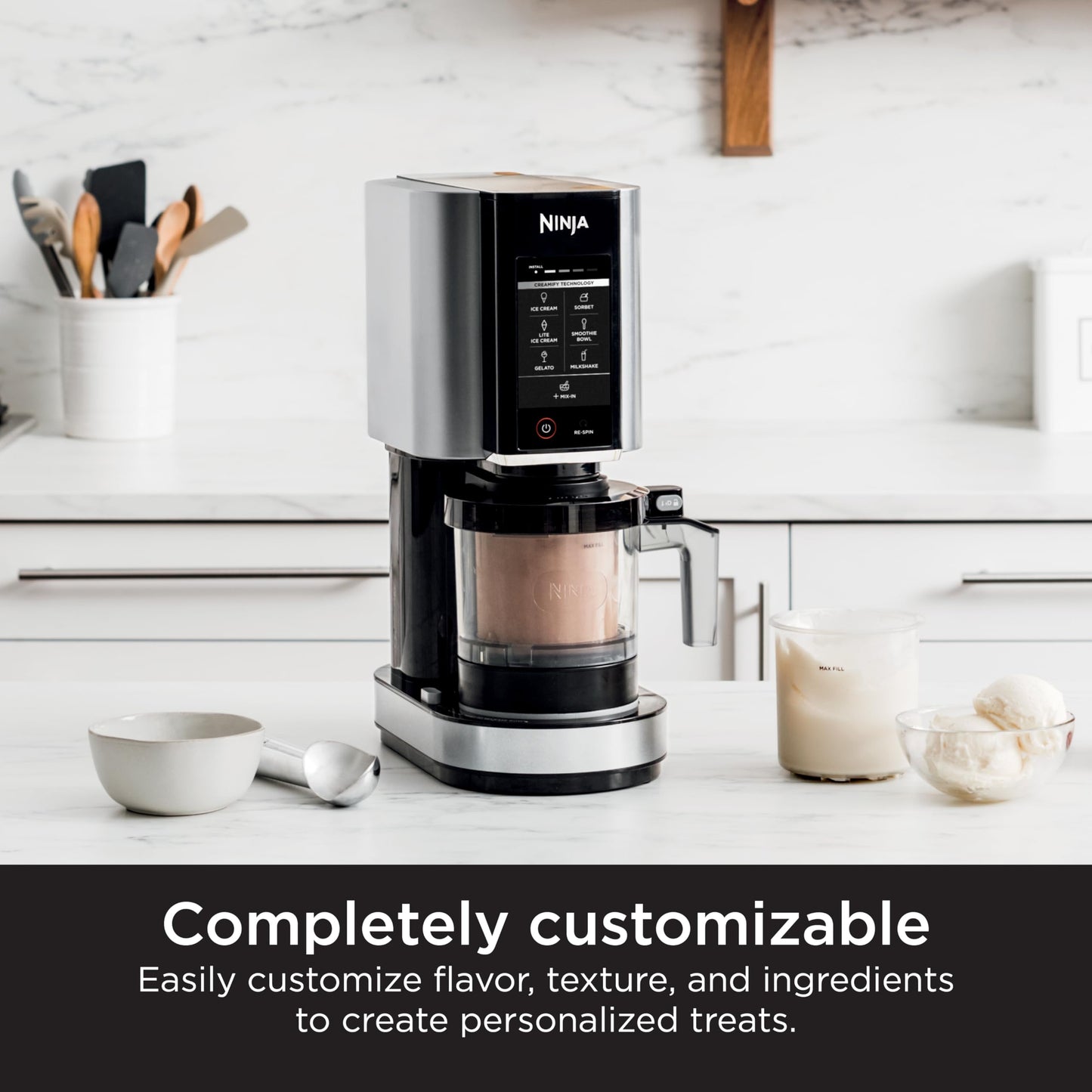 Ice Cream Maker, for Gelato, Mix-ins, Milkshakes, Sorbet, Smoothie Bowls & More