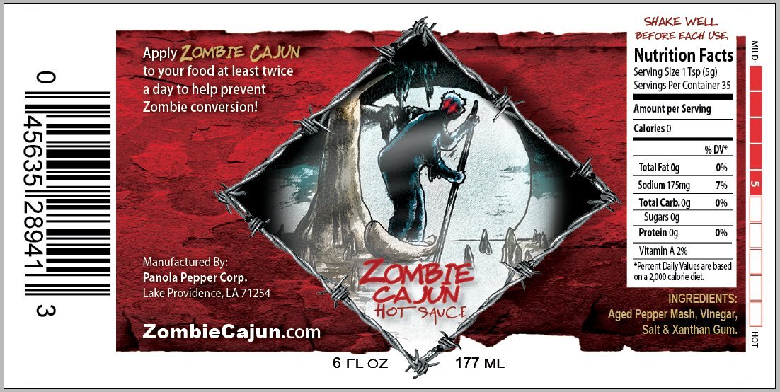 Zombie Cajun Hot Sauce Gift Set