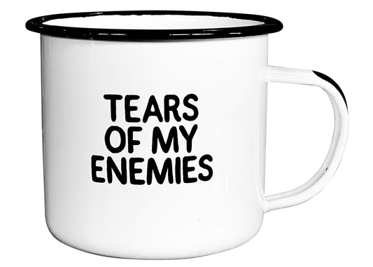 Tears of My Enemies Enamel Coffee Mug