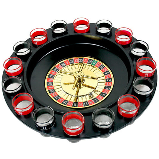 Shot Glass Roulette Drinking Game Set