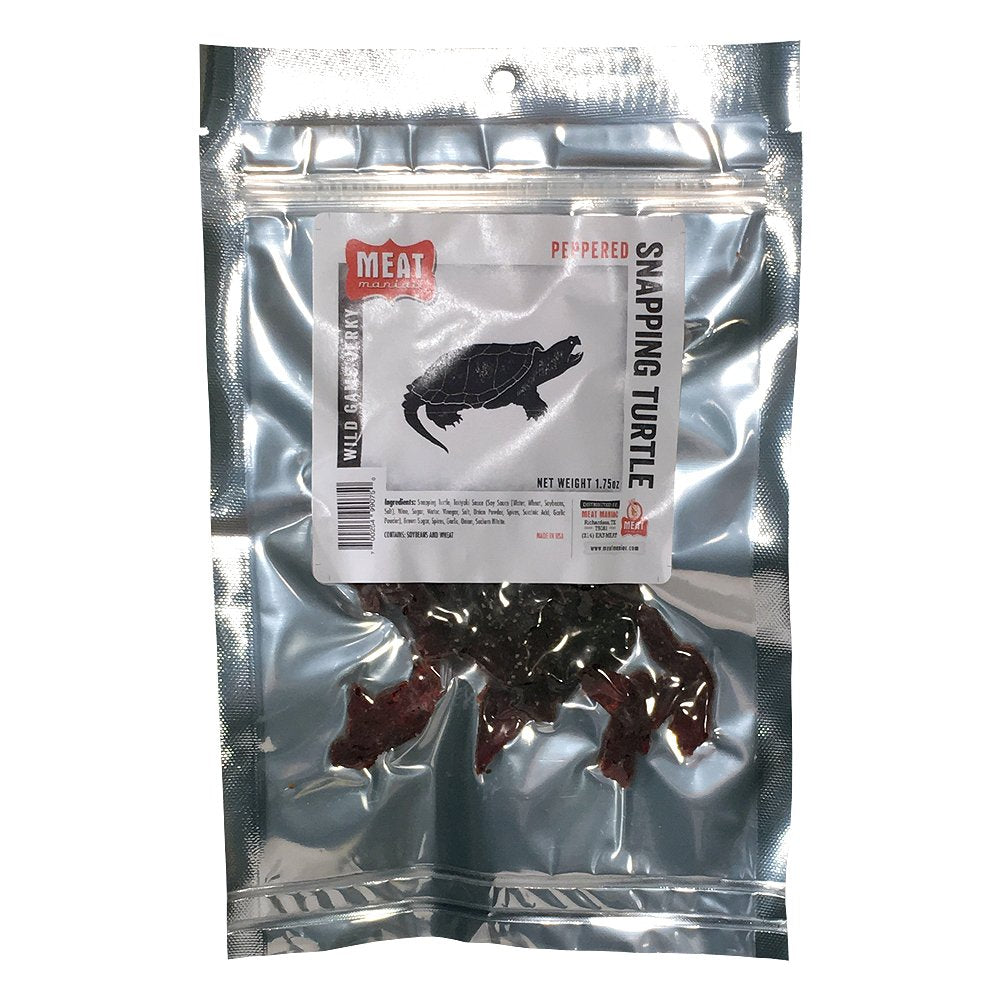 Peppered Snapping Turtle Jerky - Exotic Game Jerky