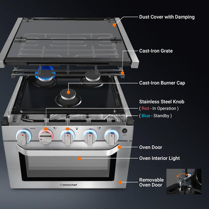 Gas Range Oven for RV