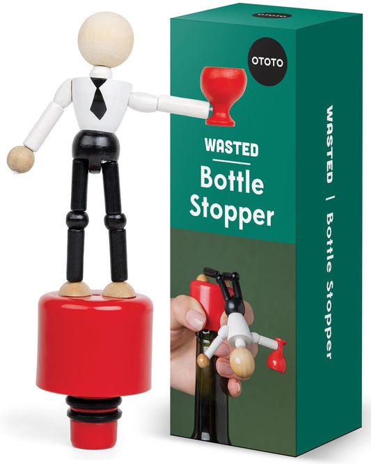 Wasted Wine Bottle Stopper