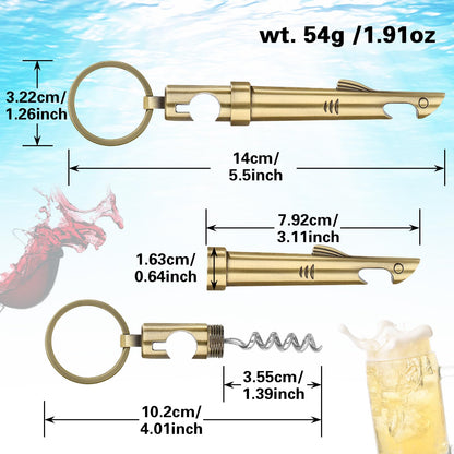 2-in-1 Shark Bottle Opener Keychain