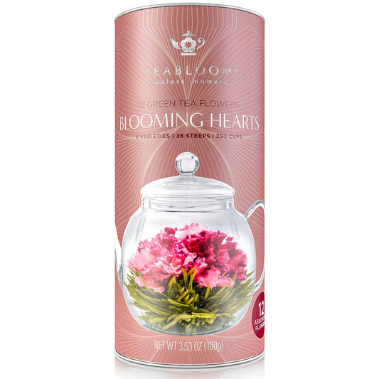 Heart-Shaped Flowering Teas - Assorted Flavors