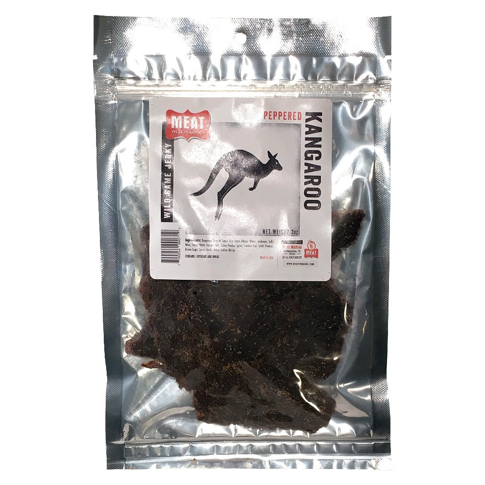 Peppered Kangaroo Jerky - Exotic Game Jerky