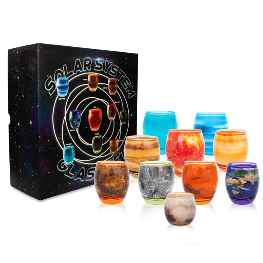 Solar System Planetary Glasses Set