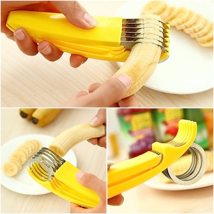 Banana Slicer and Strawberry Cutter - 2 PCS