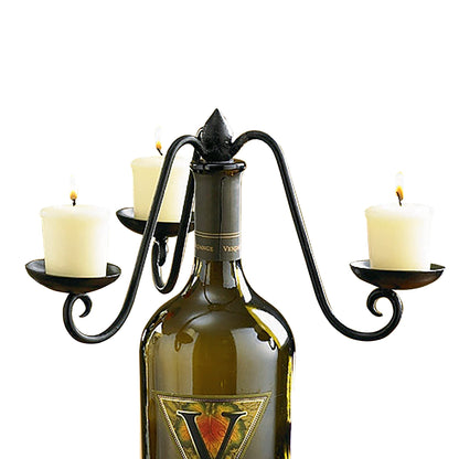 Candelabra Bottle Topper - Set of 2