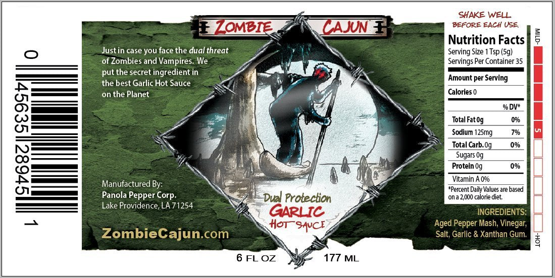 Zombie Cajun Hot Sauce Gift Set