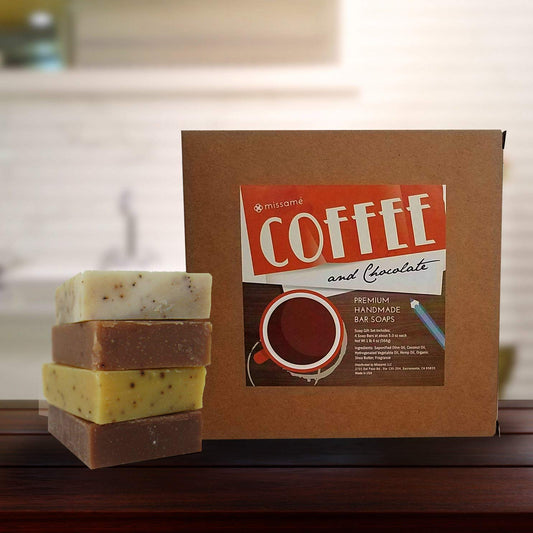 Handmade Bar Soap Gift Set - Coffee & Chocolate