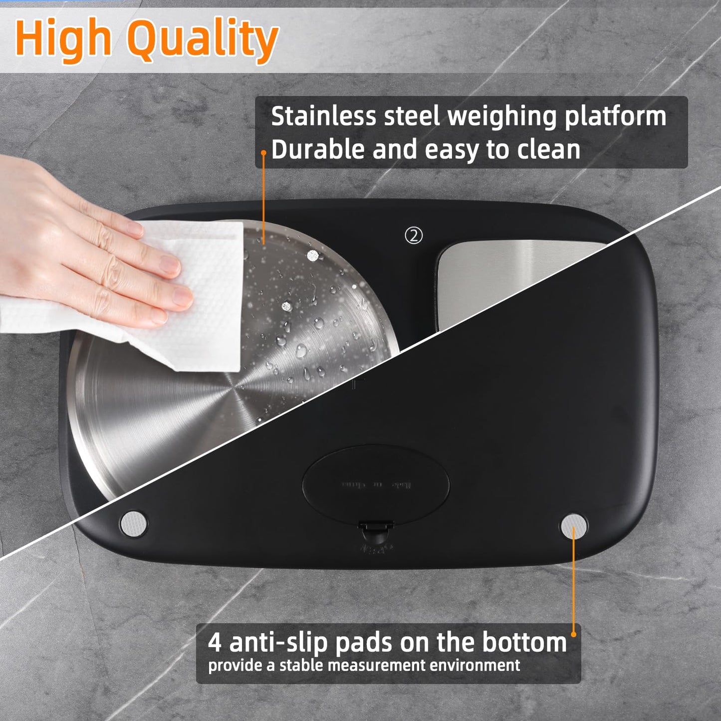 Large Dual Platform Digital Kitchen Scale