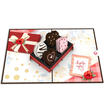 Love Chocolate Pop Up Card