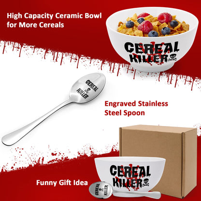 Cereal Killer Bowl and Spoon Set