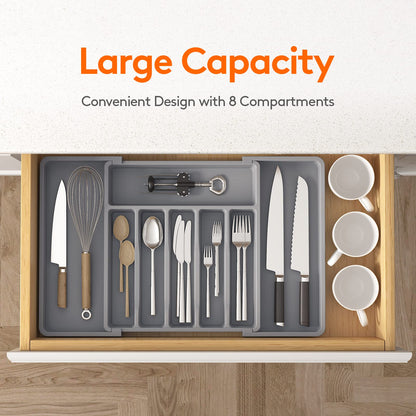 Expandable Silverware Drawer Organizer