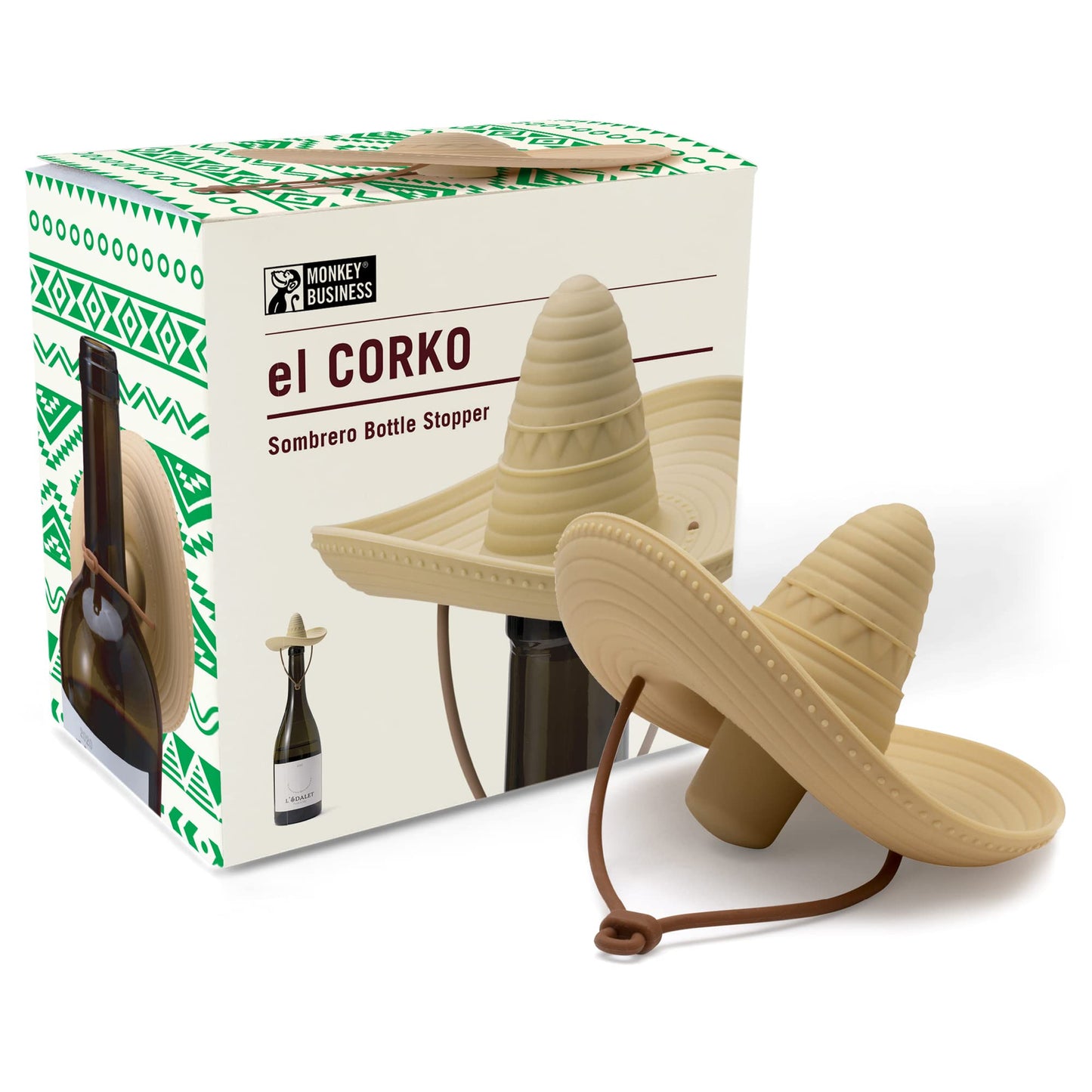 Sombrero Shaped Wine Stopper