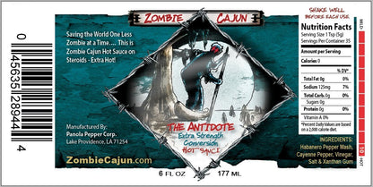 Zombie Cajun Hot Sauce Gift Set