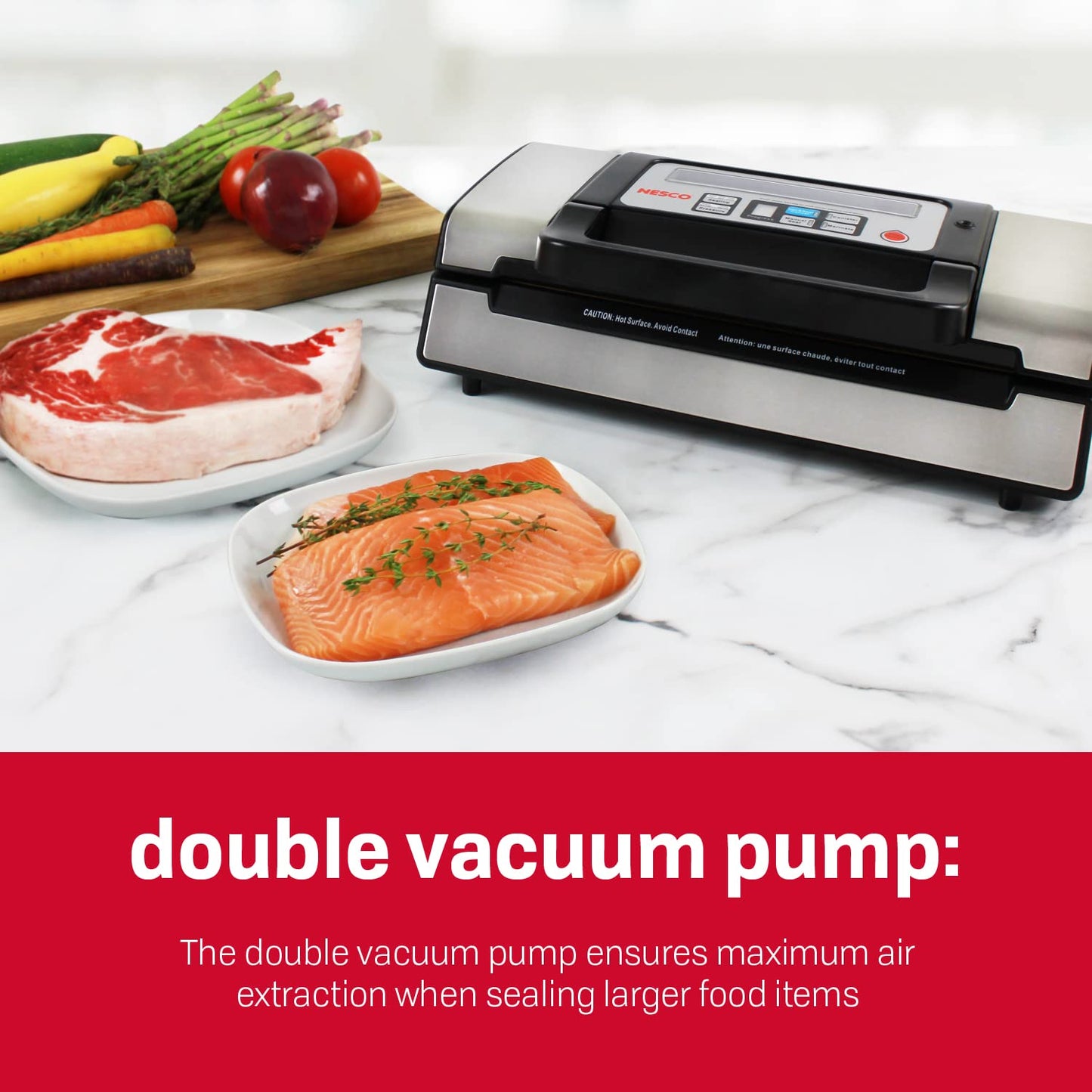 Nesco Deluxe Food Vacuum Sealer