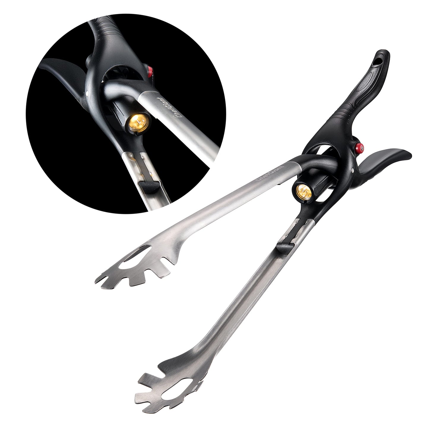 Premium Grill Tongs with LED Flashlight