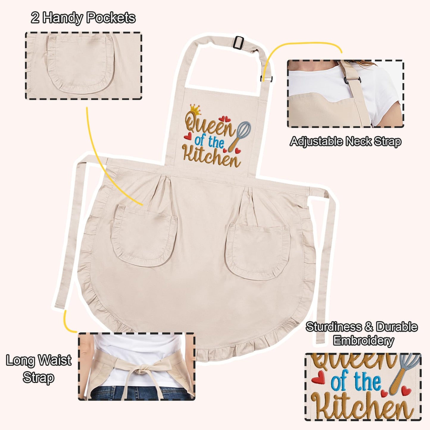 Funny Cooking Apron with Pockets