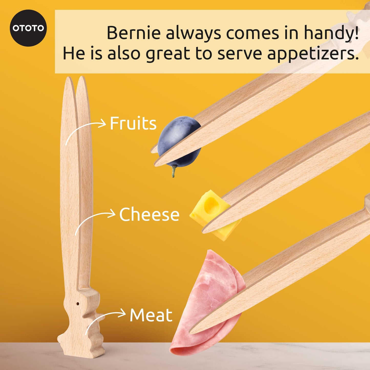 Bernie Bunny Toaster Tongs