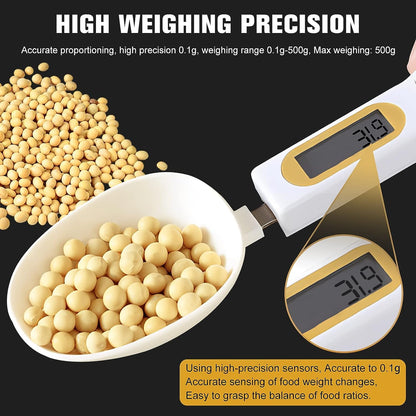 Digital Spoon Scale with Replaceable Spoons