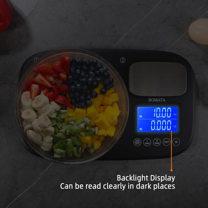 Large Dual Platform Digital Kitchen Scale