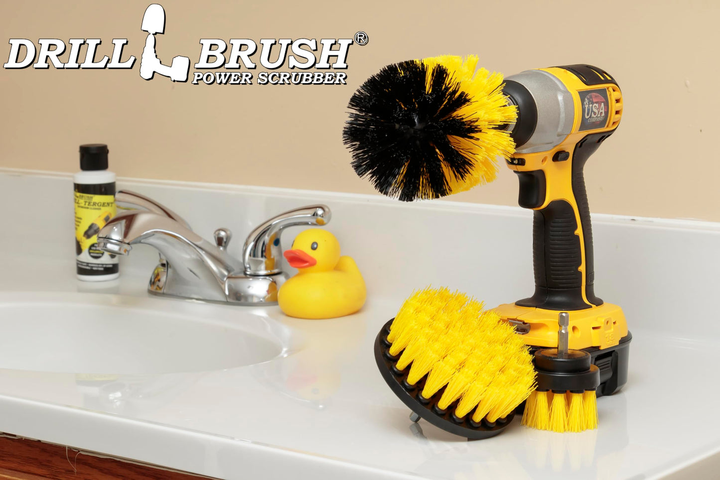 Drill Brush Attachment Power Scrubber Cleaning Kit