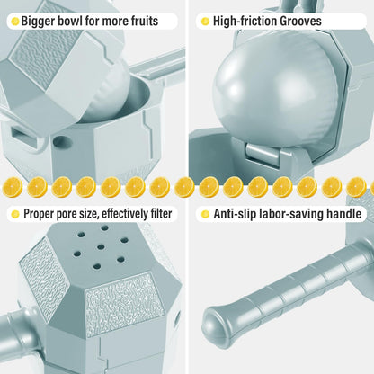 Thor Hammer Lemon and Citrus Squeezer