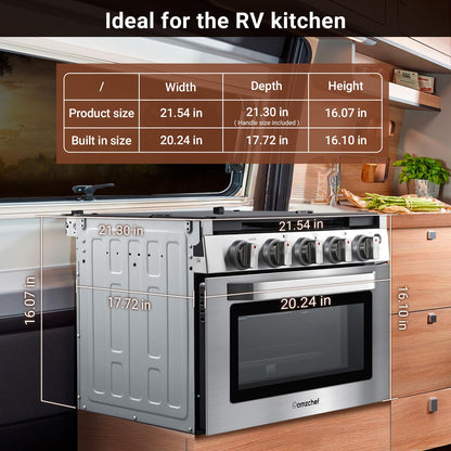 Gas Range Oven for RV