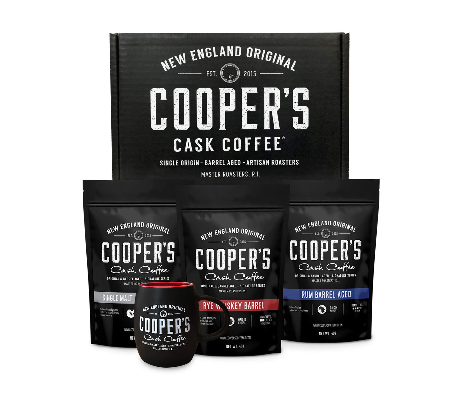 Whiskey Rum Barrel Aged Coffee Gift Set