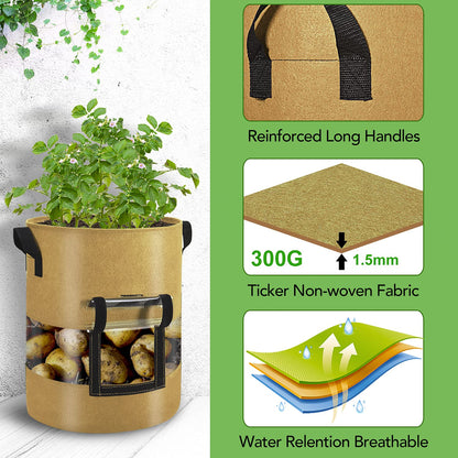 Visible Potato Grow Bags