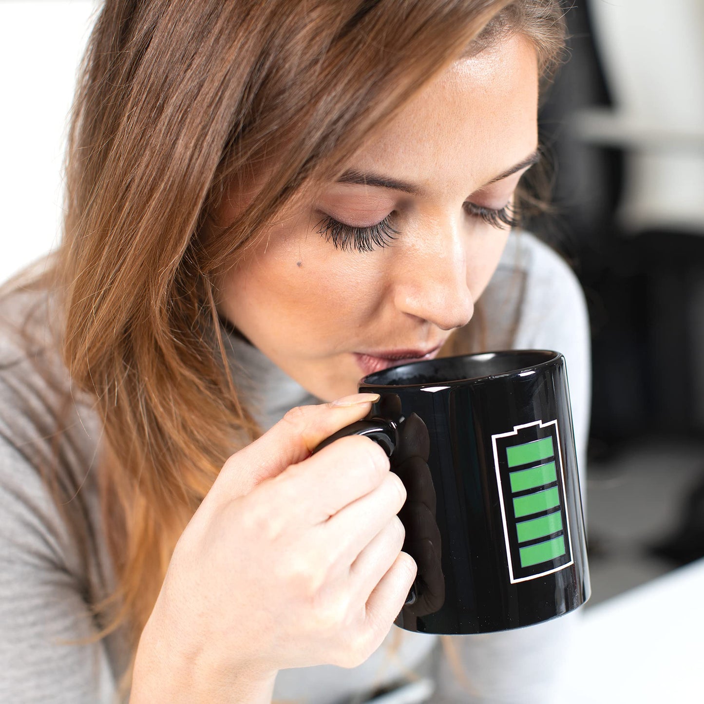 Heat Changing Funny Mug - Battery Design