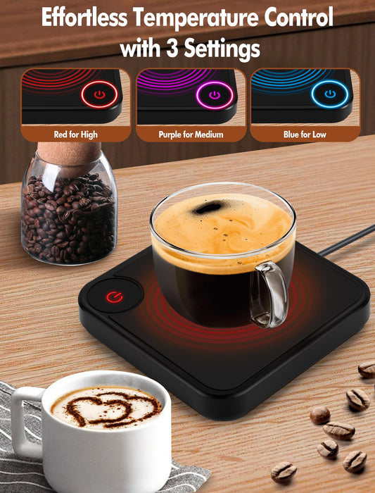 Electric Coffee Mug Warmer with 3 Temperature Settings