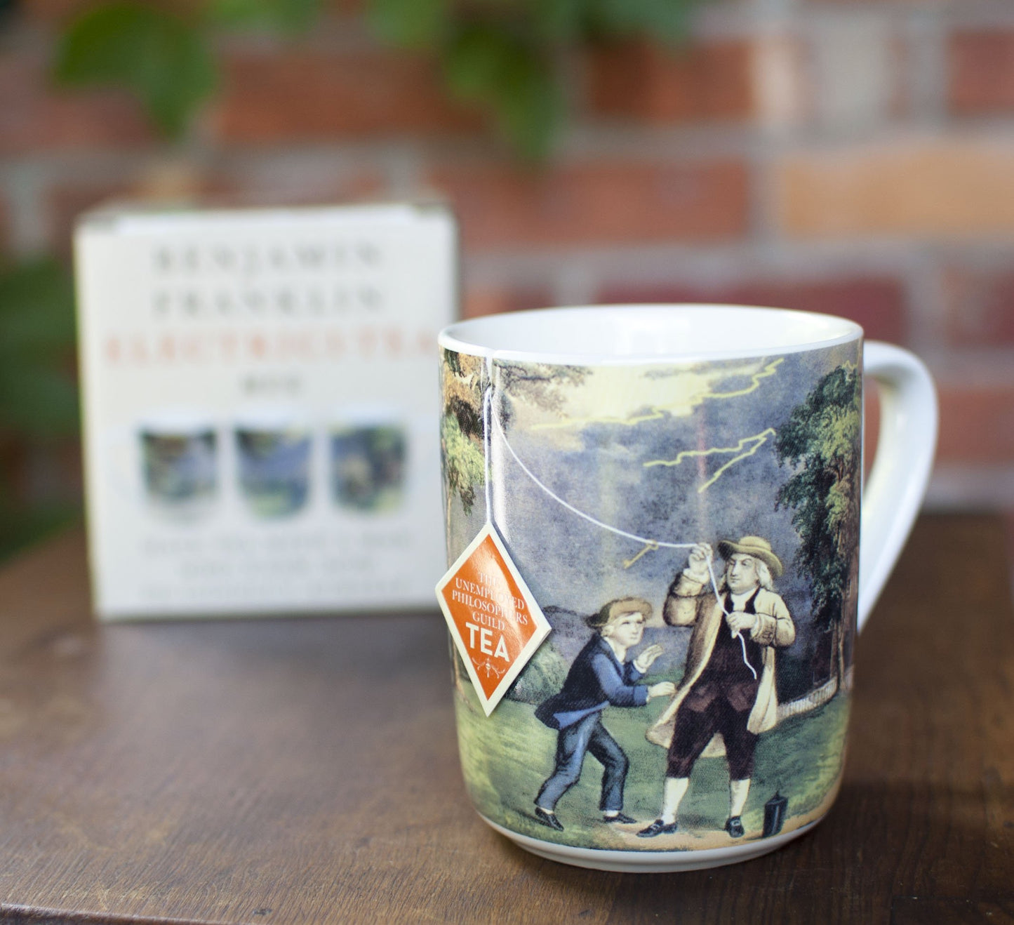 Benjamin Franklin Electrici-Tea Mug | Fun Gift Box