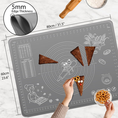 Silicone Pastry Mat Extra Thick - 32" x 24"