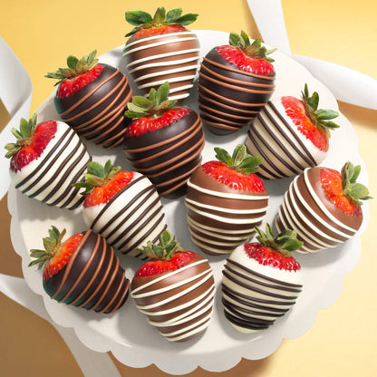 Chocolate Covered Strawberries - 12 Assorted