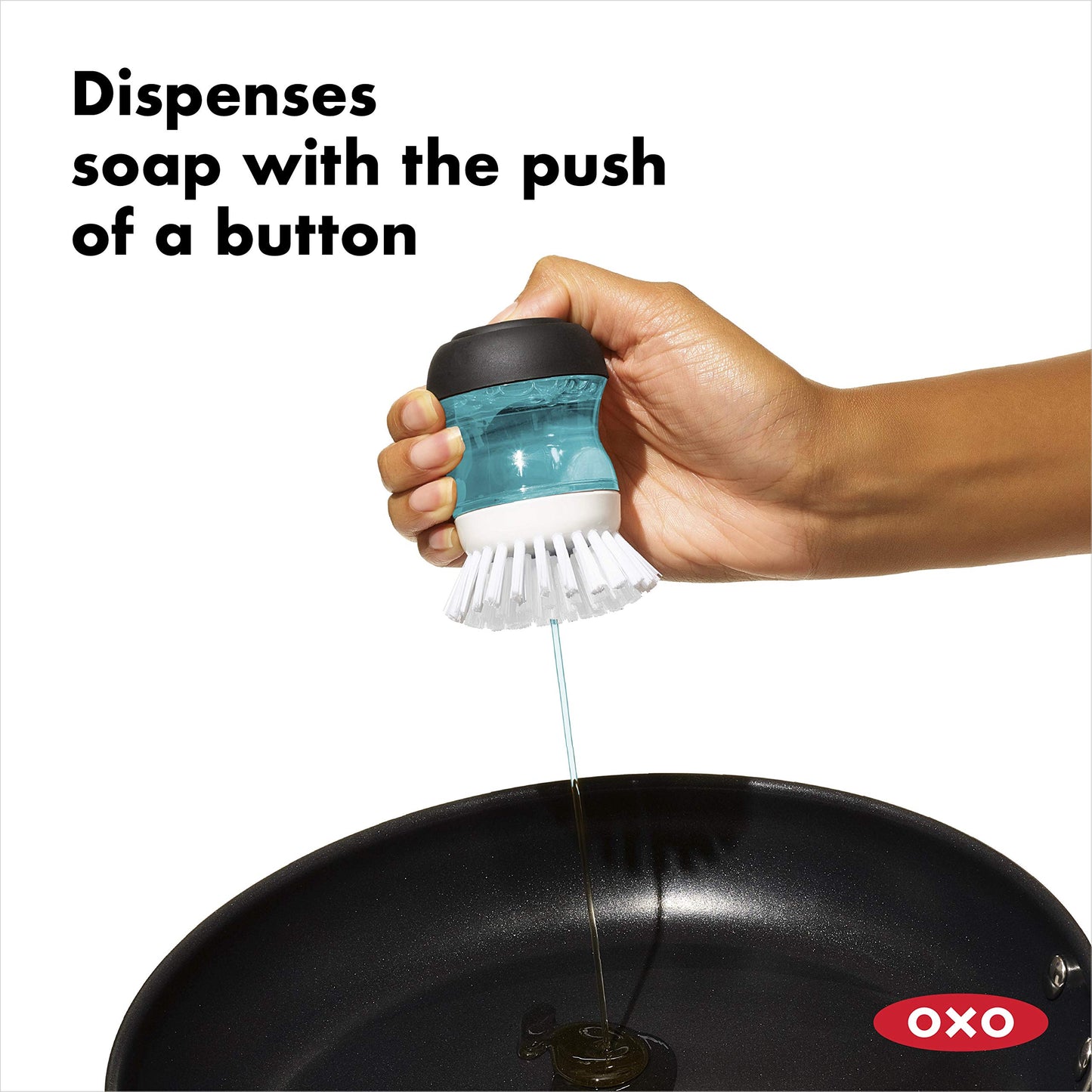 Soap Dispensing Palm Brush