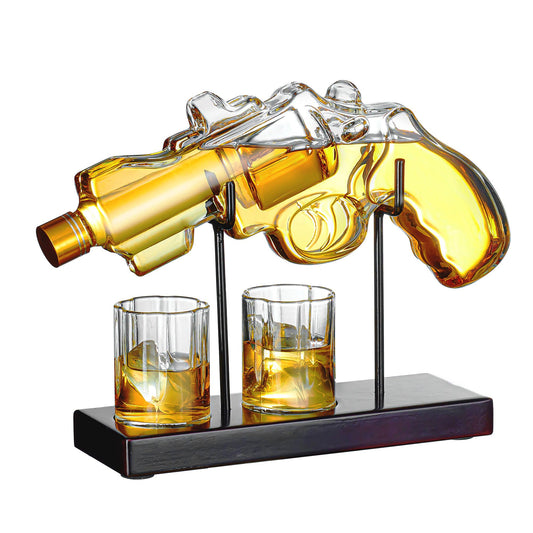 Gun Whiskey Decanter Set