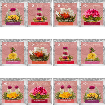 Heart-Shaped Flowering Teas - Assorted Flavors