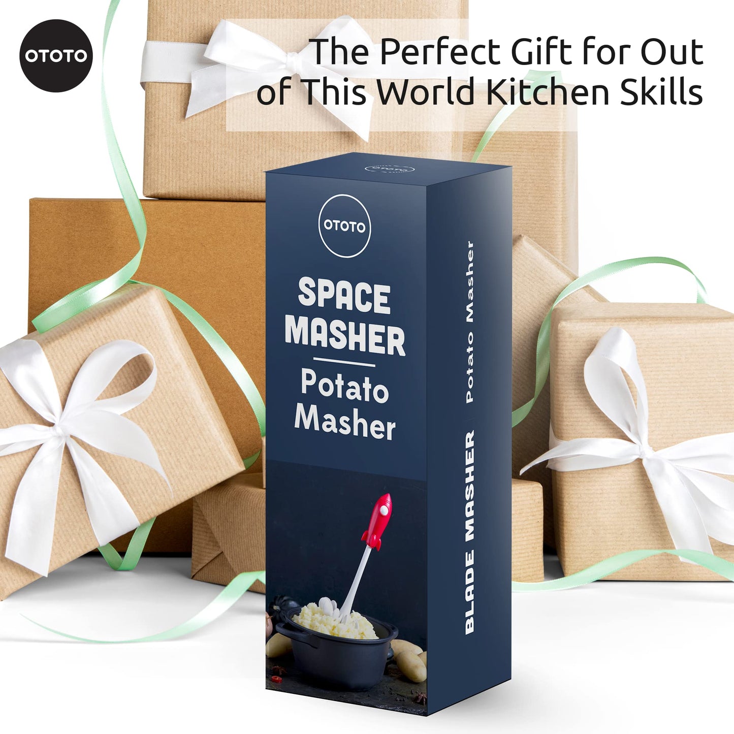 Space Masher Potato Masher - Rocket Design