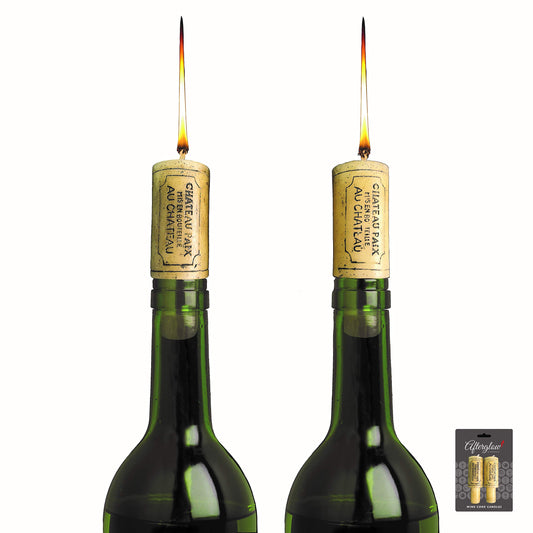 Afterglow Wine Cork Candles - Set of 2