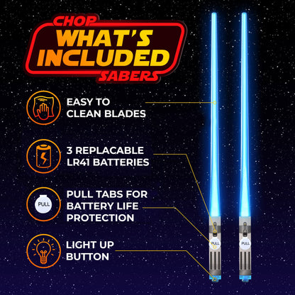 Lightsaber Chopsticks - LED Glowing Light Saber