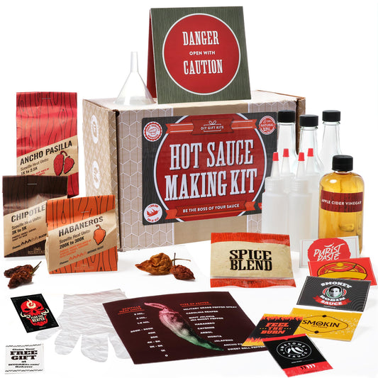 Hot Sauce Making Kit with Ghost Peppers