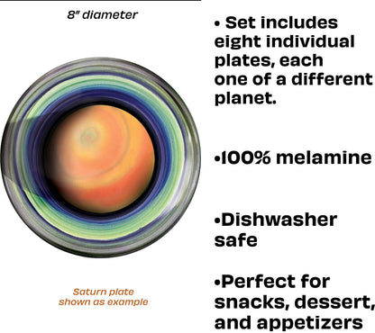 Planet Plates Set - 10" Melamine