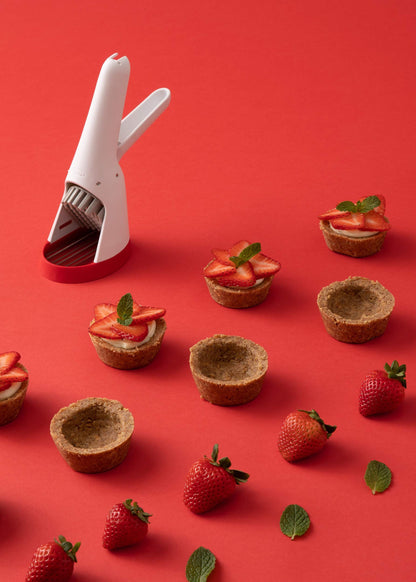 Hand-Held Strawberry Slicer