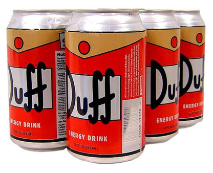 The Simpsons Duff Energy Drink