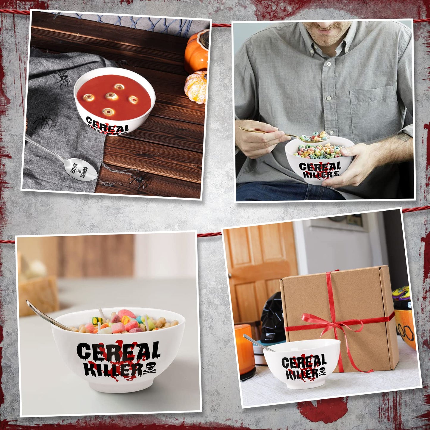 Cereal Killer Bowl and Spoon Set